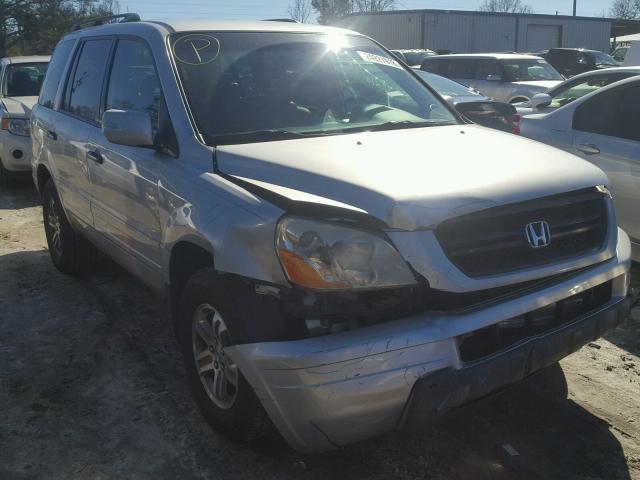 2HKYF18764H530670 - 2004 HONDA PILOT EXL SILVER photo 1