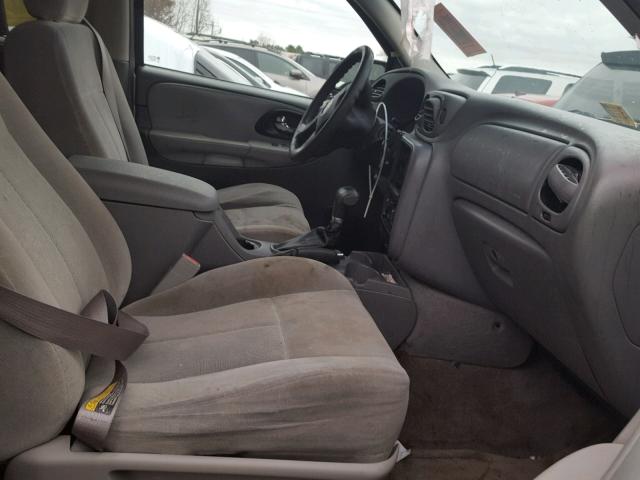 1GNDS13S162128587 - 2006 CHEVROLET TRAILBLAZE SILVER photo 5