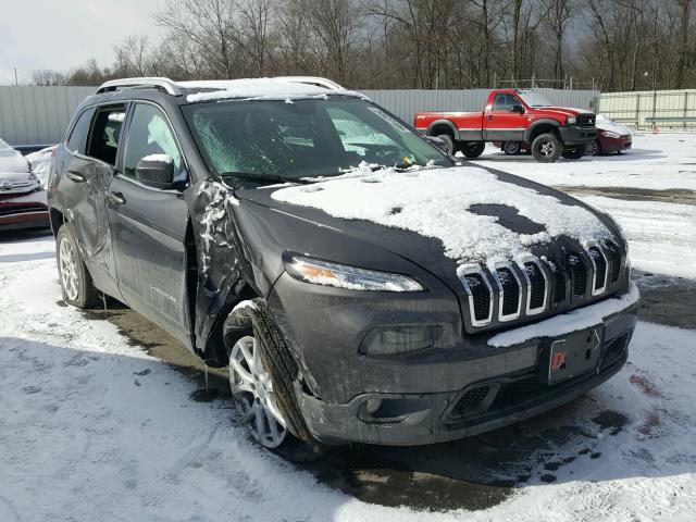 1C4PJLCB1HW603185 - 2017 JEEP CHEROKEE GRAY photo 1