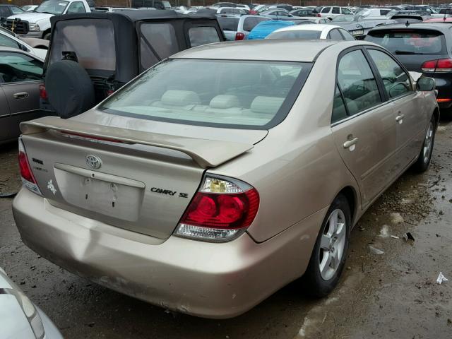 4T1BE32K85U515916 - 2005 TOYOTA CAMRY LE TAN photo 4