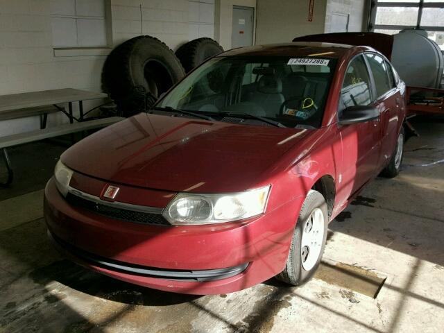 1G8AG52F84Z109977 - 2004 SATURN ION LEVEL MAROON photo 2