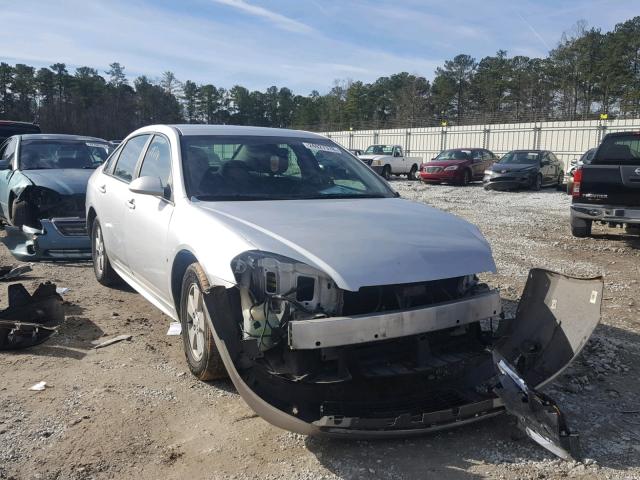 2G1WB5EK5A1134965 - 2010 CHEVROLET IMPALA LT SILVER photo 1