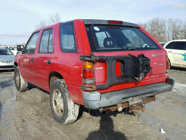 4S6CM58V4V4409295 - 1997 HONDA PASSPORT E RED photo 3