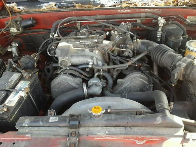 4S6CM58V4V4409295 - 1997 HONDA PASSPORT E RED photo 7