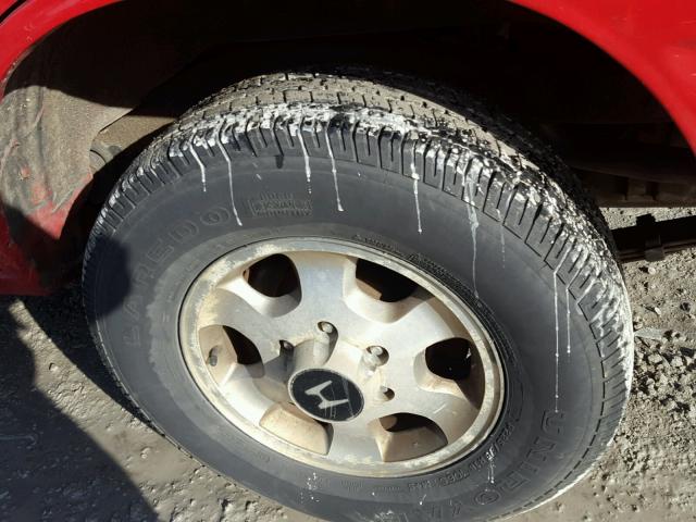 4S6CM58V4V4409295 - 1997 HONDA PASSPORT E RED photo 9