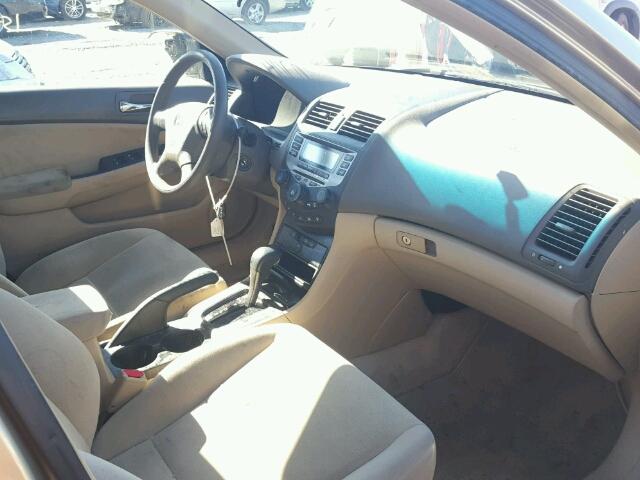 1HGCM56476A034868 - 2006 HONDA ACCORD LX TAN photo 5