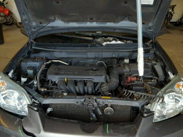 2T1KR32E66C612629 - 2006 TOYOTA COROLLA MA GRAY photo 7