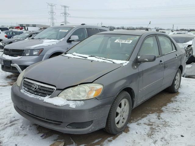 1NXBR32E65Z506713 - 2005 TOYOTA COROLLA CE GRAY photo 2