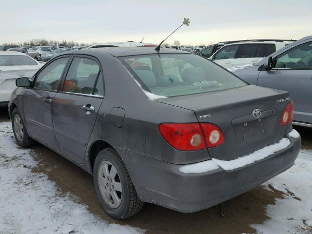 1NXBR32E65Z506713 - 2005 TOYOTA COROLLA CE GRAY photo 3