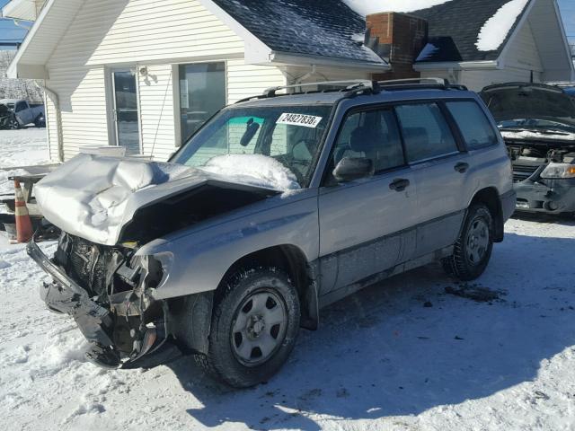 JF1SF6354XH742677 - 1999 SUBARU FORESTER L SILVER photo 2