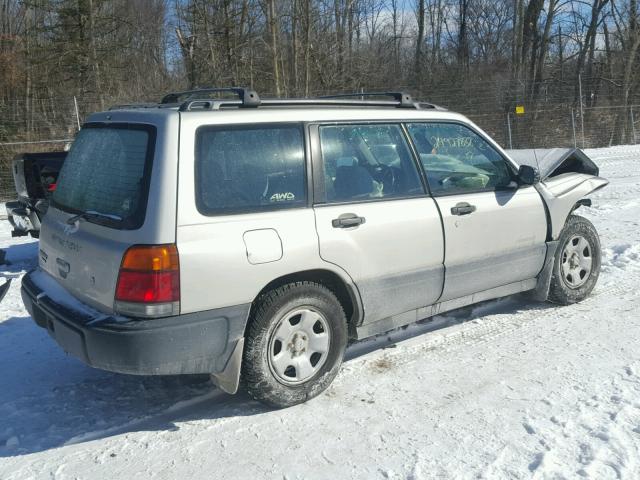 JF1SF6354XH742677 - 1999 SUBARU FORESTER L SILVER photo 4