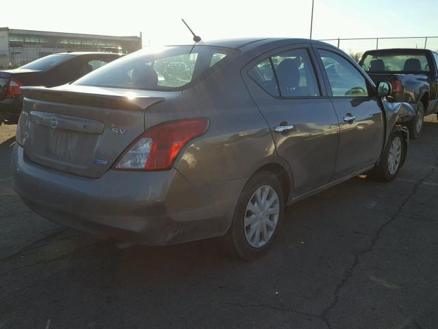 3N1CN7AP0DL865680 - 2013 NISSAN VERSA S BEIGE photo 4