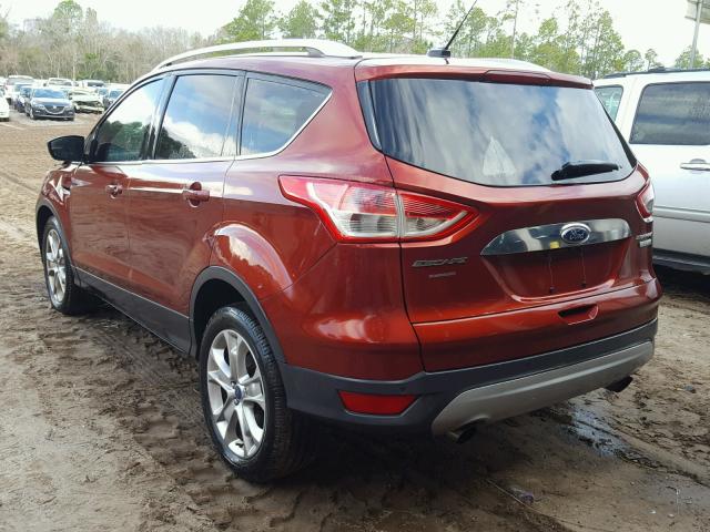 1FMCU0J97EUA46239 - 2014 FORD ESCAPE TIT RED photo 3