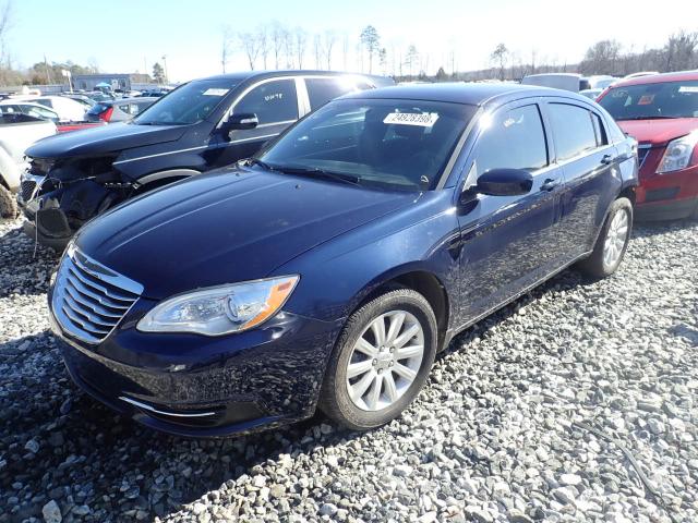 1C3CCBBBXDN679061 - 2013 CHRYSLER 200 TOURIN BLUE photo 2