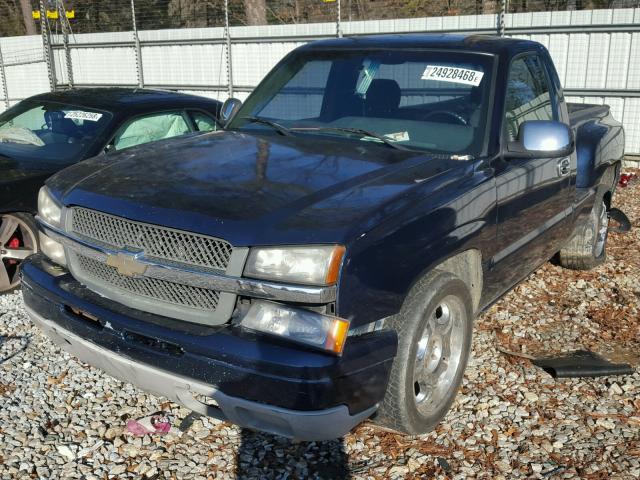 1GCEC14T22Z172598 - 2002 CHEVROLET SILVERADO BLUE photo 2