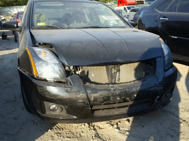 3N1AB6AP1CL649782 - 2012 NISSAN SENTRA 2.0 BLACK photo 9