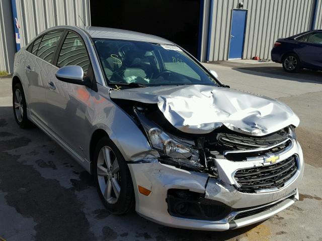 1G1PE5SB1F7124136 - 2015 CHEVROLET CRUZE LT SILVER photo 1