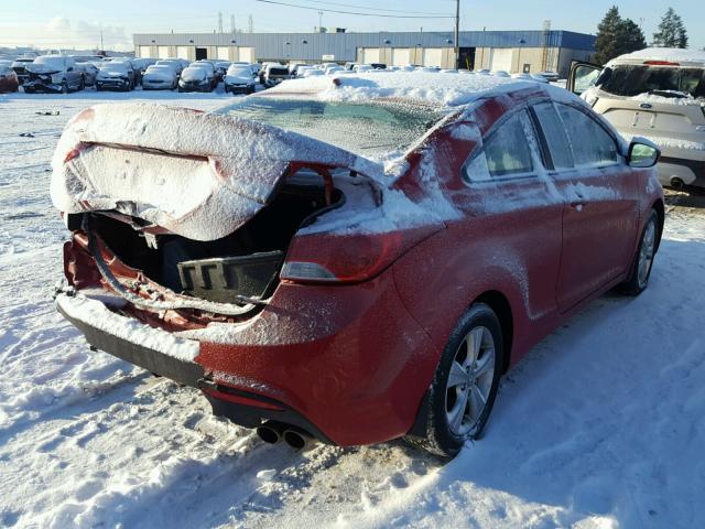 KMHDH6AE8DU008056 - 2013 HYUNDAI ELANTRA CO RED photo 4