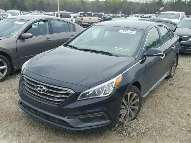 5NPE34AF9GH288816 - 2016 HYUNDAI SONATA SPO BLACK photo 2