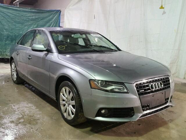 WAUFFAFLXAN039941 - 2010 AUDI A4 PREMIUM GRAY photo 1