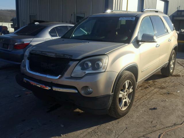 1GKER33777J148709 - 2007 GMC ACADIA SLT ოქროსფერი ფოტო 2