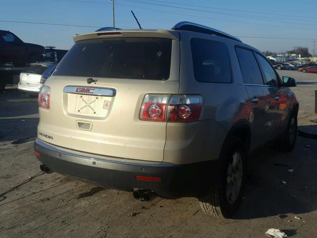 1GKER33777J148709 - 2007 GMC ACADIA SLT ოქროსფერი ფოტო 4
