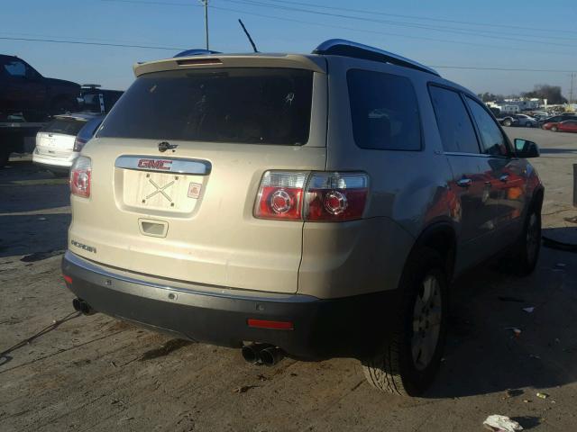 1GKER33777J148709 - 2007 GMC ACADIA SLT GOLD photo 4