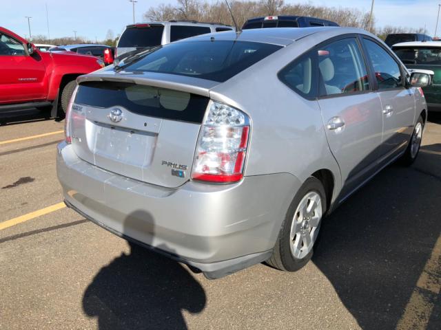 JTDKB20U867510114 - 2006 TOYOTA PRIUS GRAY photo 4