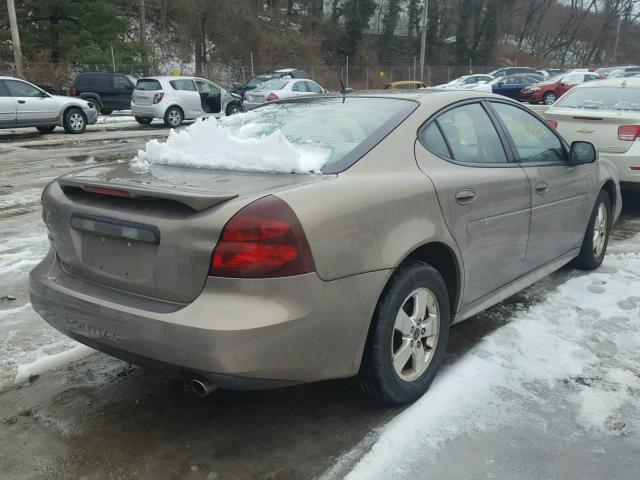 2G2WP552261151632 - 2006 PONTIAC GRAND PRIX TAN photo 4