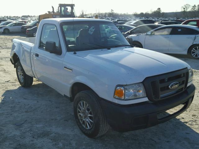 1FTYR10D16PA04947 - 2006 FORD RANGER WHITE photo 1