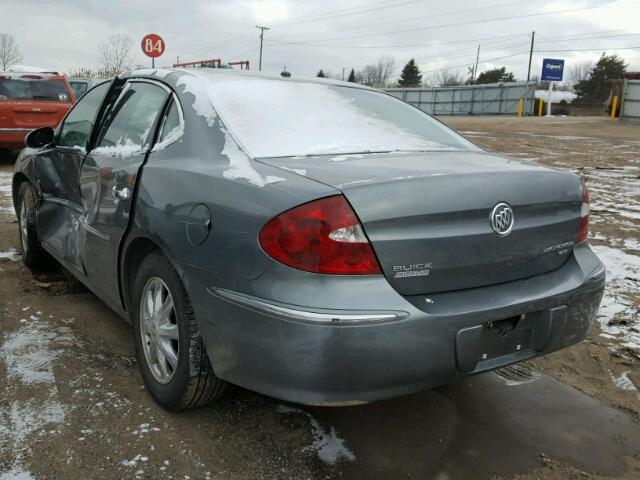 2G4WD562951269464 - 2005 BUICK LACROSSE C GRAY photo 3