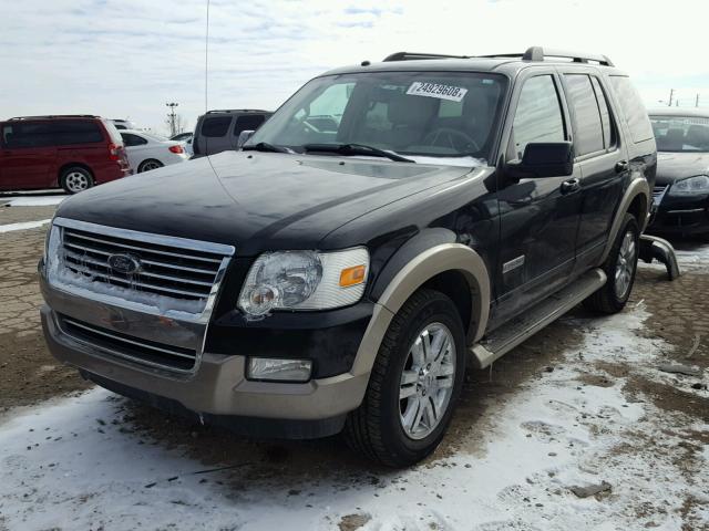 1FMEU74E27UB16307 - 2007 FORD EXPLORER E BLACK photo 2