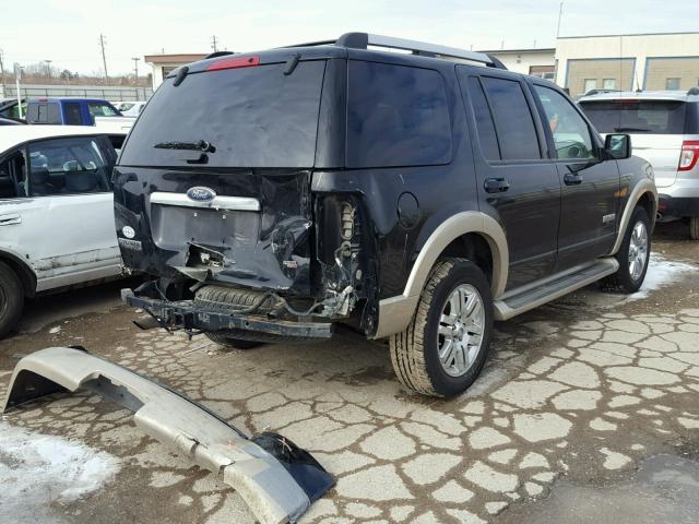 1FMEU74E27UB16307 - 2007 FORD EXPLORER E BLACK photo 4