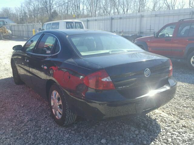 2G4WC552X61105680 - 2006 BUICK LACROSSE C BLACK photo 3