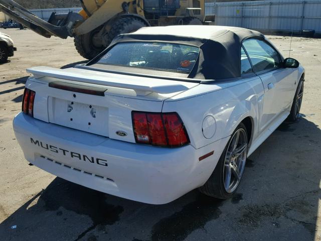 1FAFP44664F225592 - 2004 FORD MUSTANG WHITE photo 4