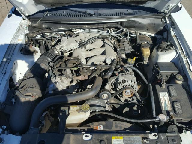 1FAFP44664F225592 - 2004 FORD MUSTANG WHITE photo 7