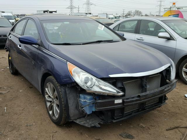 5NPEC4AC4BH187343 - 2011 HYUNDAI SONATA SE BLUE photo 1