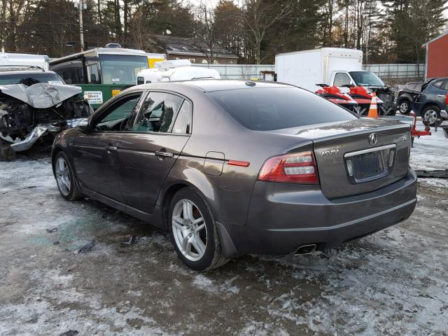 19UUA66248A031902 - 2008 ACURA TL GRAY photo 3