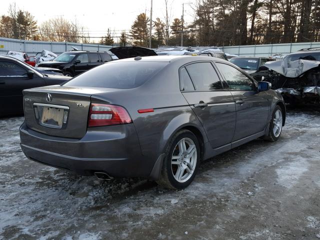 19UUA66248A031902 - 2008 ACURA TL GRAY photo 4