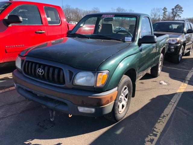 5TENL42N01Z805317 - 2001 TOYOTA TACOMA GREEN photo 2