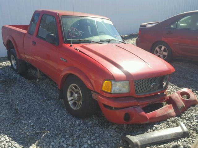 1FTYR44V42PB55974 - 2002 FORD RANGER SUP RED photo 1