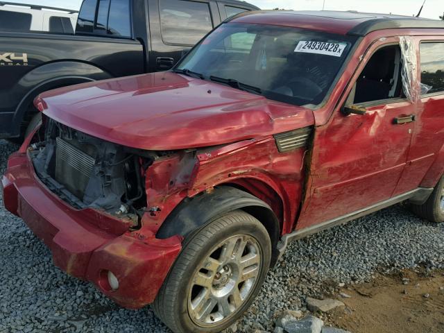 1D4PT4GK2BW537346 - 2011 DODGE NITRO HEAT RED photo 9