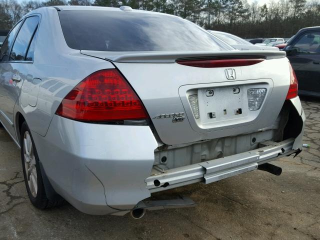 1HGCM66536A067932 - 2006 HONDA ACCORD EX SILVER photo 9