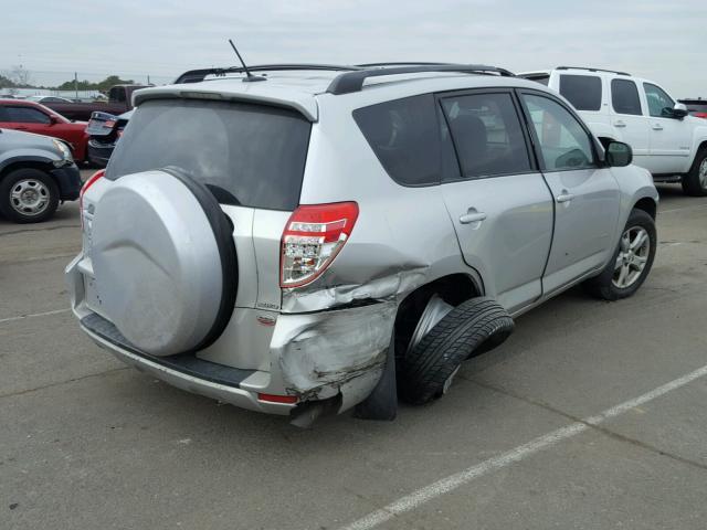 2T3BF4DV7CW203343 - 2012 TOYOTA RAV4 SILVER photo 4