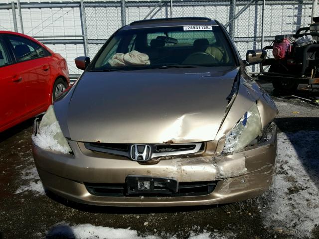 1HGCM566X3A135075 - 2003 HONDA ACCORD EX GOLD photo 9