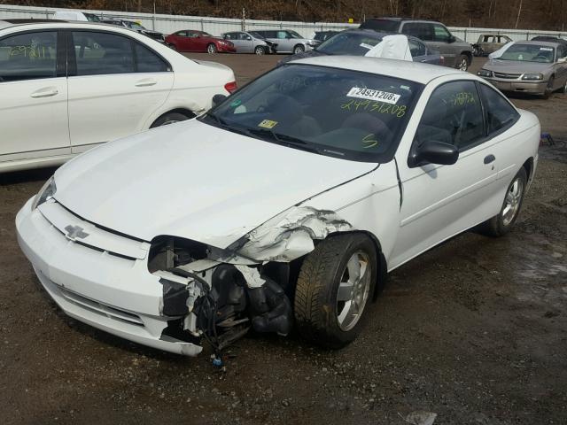 1G1JF12F157168425 - 2005 CHEVROLET CAVALIER L WHITE photo 2