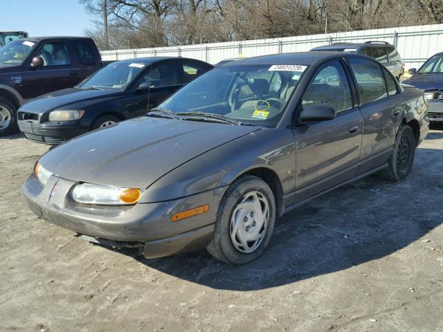 1G8ZK52791Z223086 - 2001 SATURN SL2 GRAY photo 2