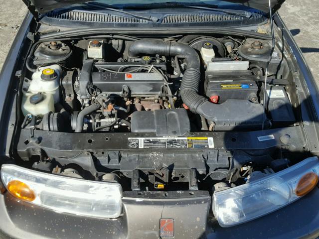 1G8ZK52791Z223086 - 2001 SATURN SL2 GRAY photo 7