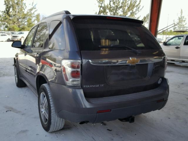 2CNDL53F686312280 - 2008 CHEVROLET EQUINOX LT CHARCOAL photo 3