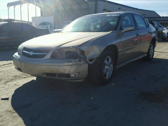 2G1WH55K759395231 - 2005 CHEVROLET IMPALA LS GOLD photo 2